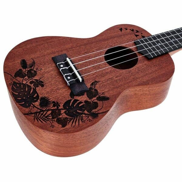 ukulele concert harley benton kahuna c flower 2
