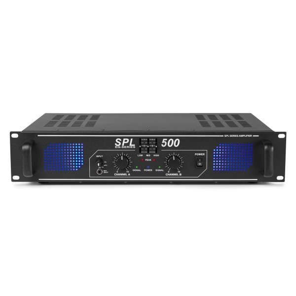 Skytec SPL 500, 2x250W, Amplificator audio, Eq