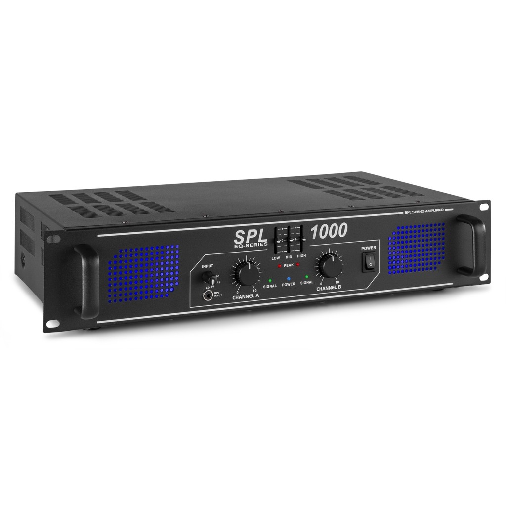 Skytec SPL 1000, Amplificator audio 2x500W, Eq