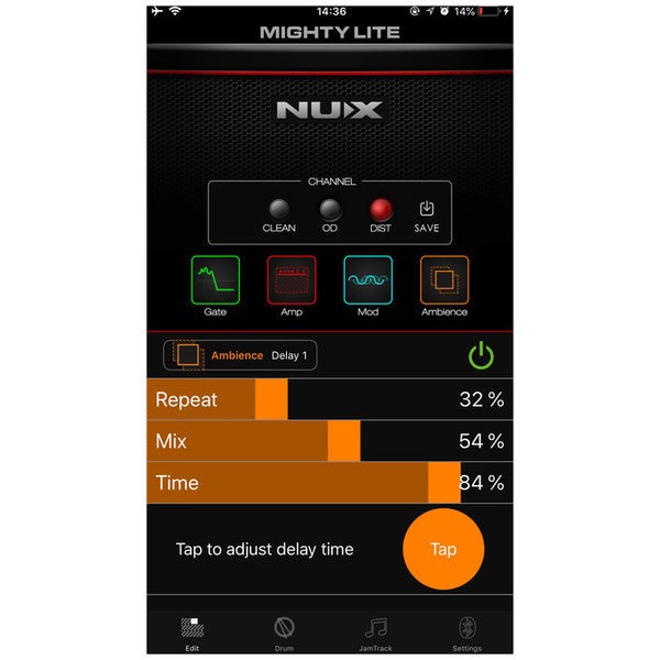 Amplificator chitara electrica portabil Nux MightyLite BT