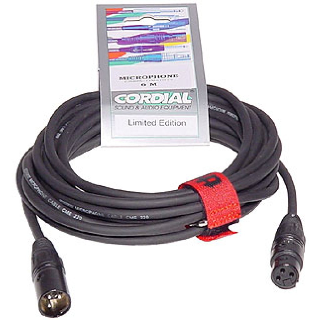 CORDIAL CAM 6 BK  cablu XLR/T-XLR/M, 6M