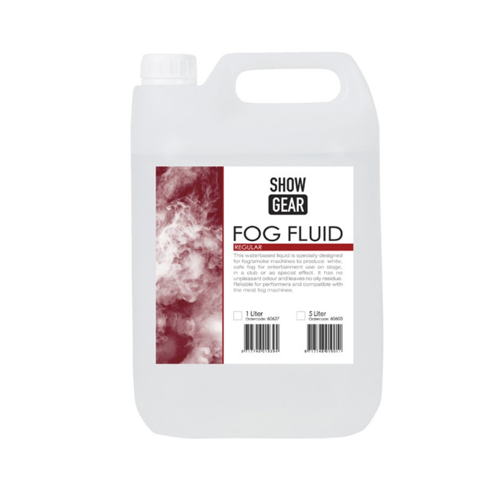 Lichid fum Showgear densitate medie, Fog Fluid Regular 5L