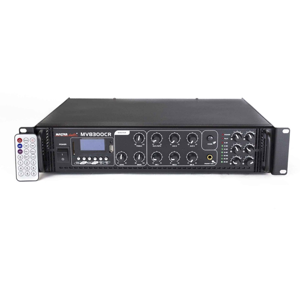 Master Audio MV8300CA BT, Amplificator Radioficare 6 Zone 350W
