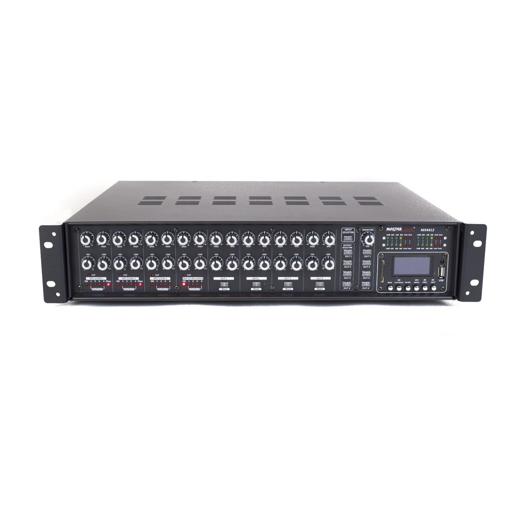 Amplificator Matrix Master Audio MX4412, 70V, 100V, 4x120W