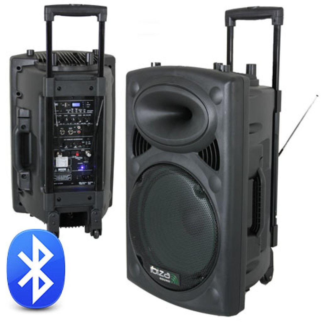 Ibiza Port 15 VHF Bluetooth Boxa audio portabila