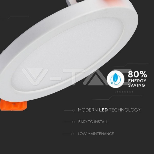 Panou LED V-TAC VT-1515RD, Alb Rece