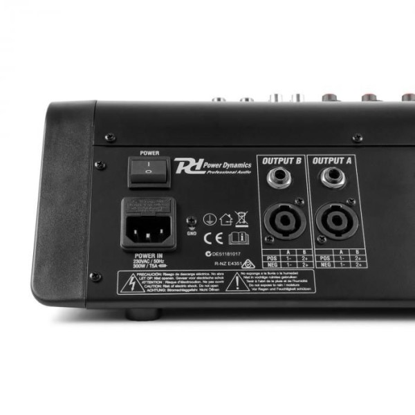 Mixer cu amplificator Power Dynamics PDM-M404A, 4 canale BT, USB