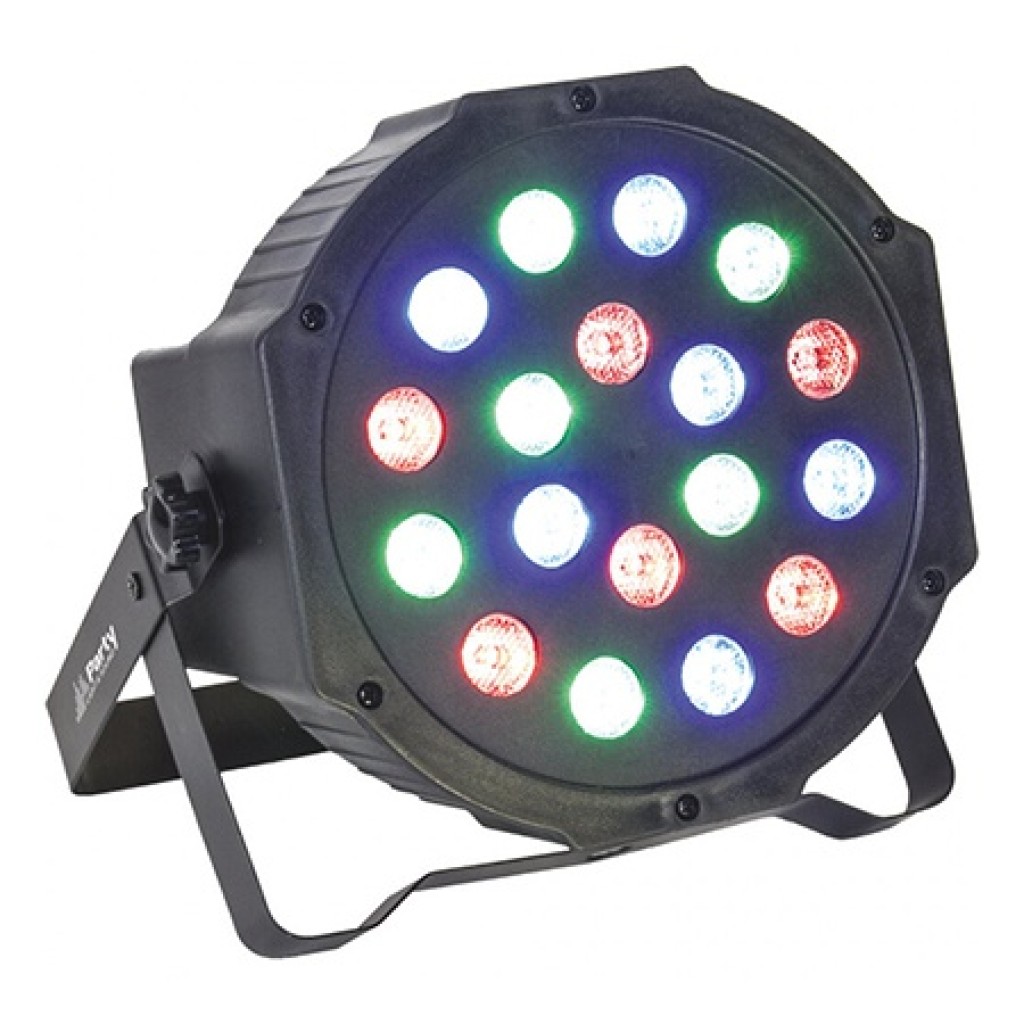 Proiector LED PAR RGB 18 X 1W cu DMX, Party-Par181