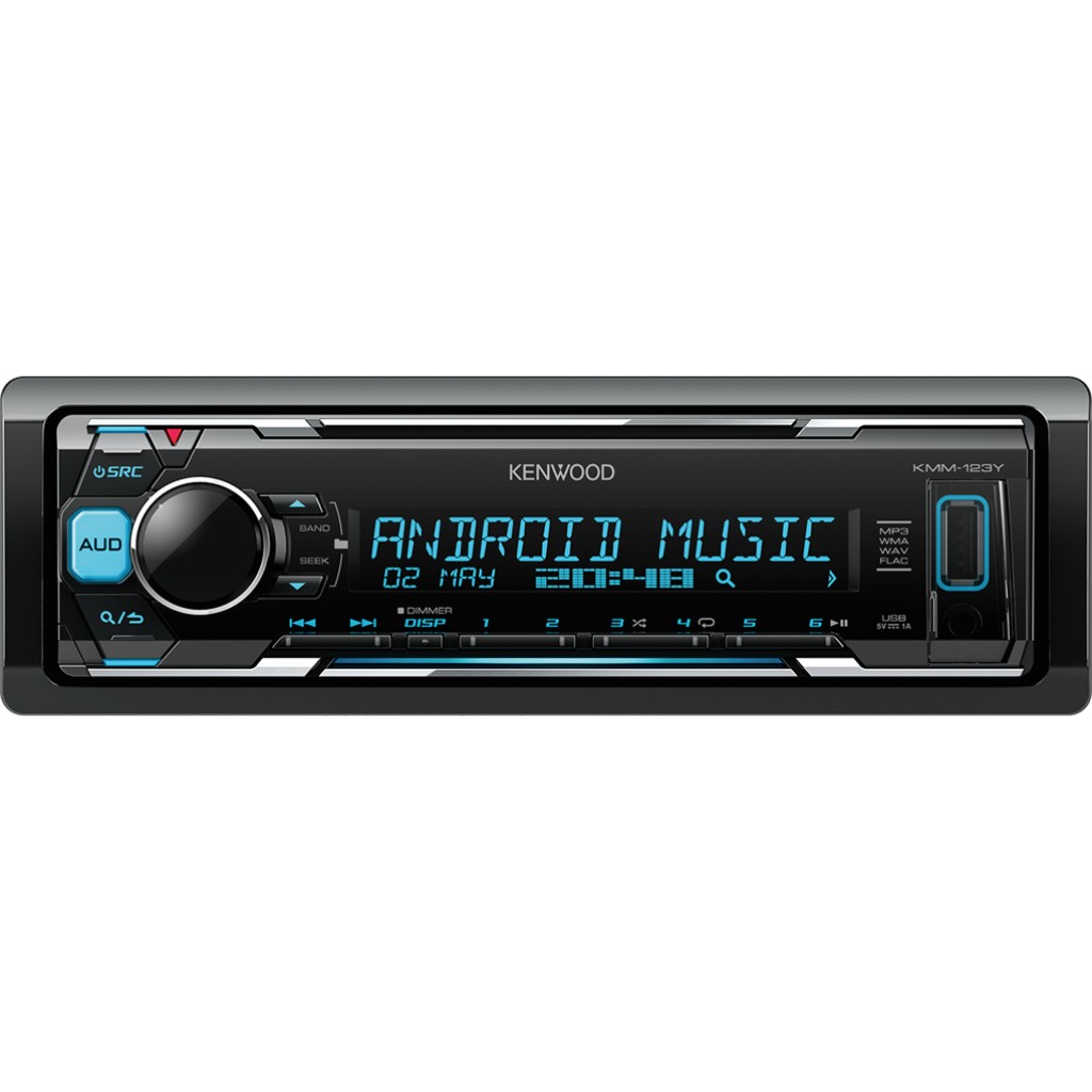 Radio Auto KENWOOD KMM-123Y, USB, 4x50W