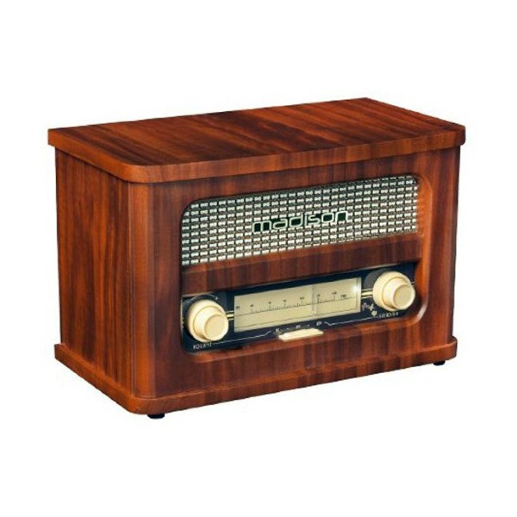 Radio FM Vintage Madison cu bluetooth, 10W