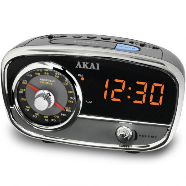 Radio cu ceas Akai CE-1401, negru