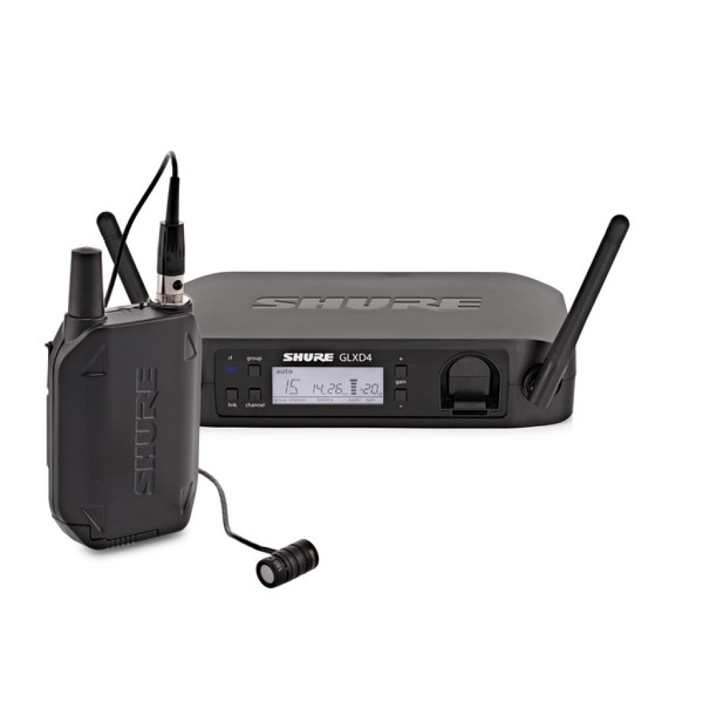 Sistem wireless cu microfon lavaliera Shure GLXD14/85