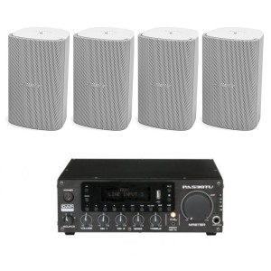 Sistem 4 boxe Bose Freespace FS2SE alb-Dap PA530TU, Radio FM, USB