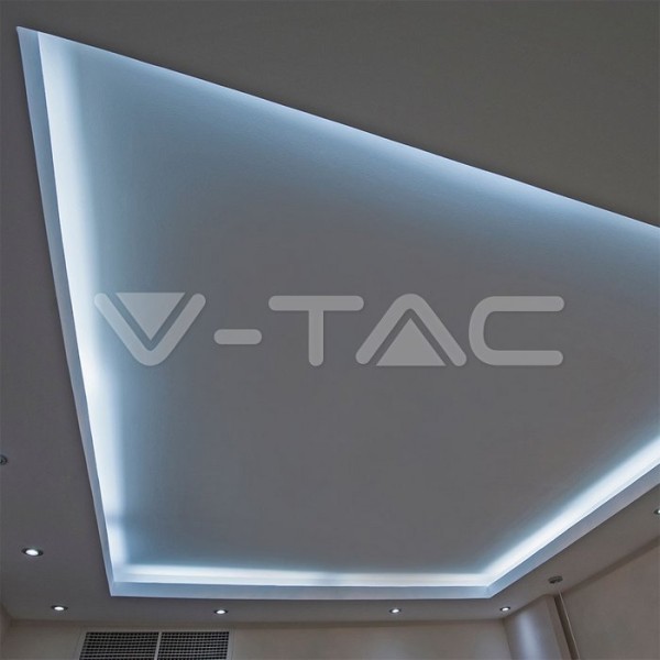 Banda LED V-TAC VT-5050 Alb Cald,60 LED pe metru, de exterior