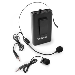 Set lavaliera cu microfon wireless Vonyx BP12