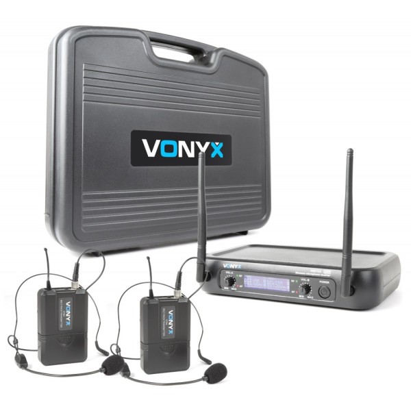 Set microfoane wireless headset Vonyx WM73H