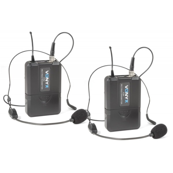 Set microfoane wireless headset Vonyx WM73H