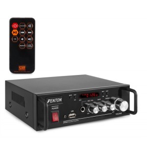 Amplificator audio cu Acumulator Fenton AV344, Tuner FM, MP3, USB, SD