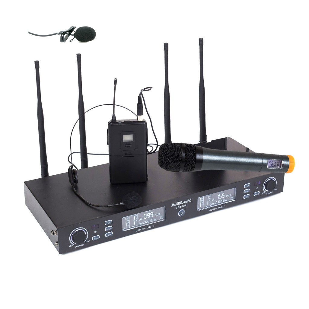 Sistem audio Biserica PRO S3, microfoane wireless, USB si CD