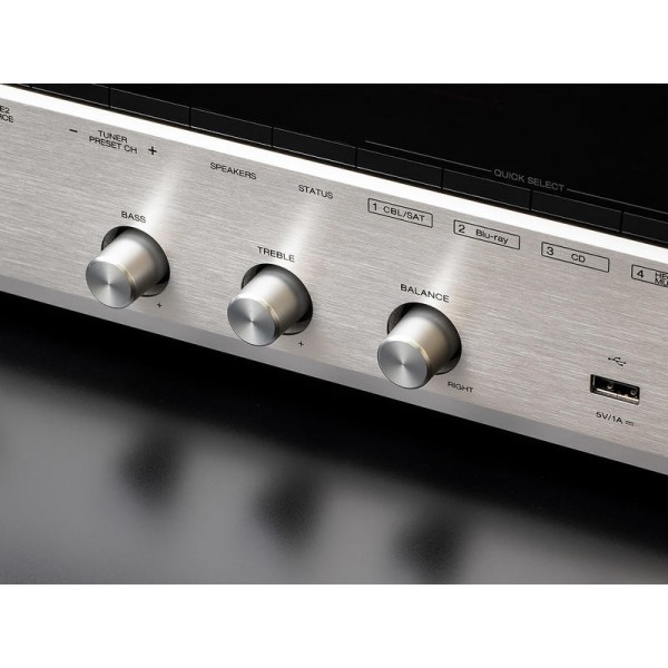 Receiver Stereo Denon DRA-800H Silver
