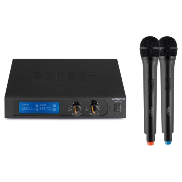 Set 2 microfoane wireless Vonyx WM522