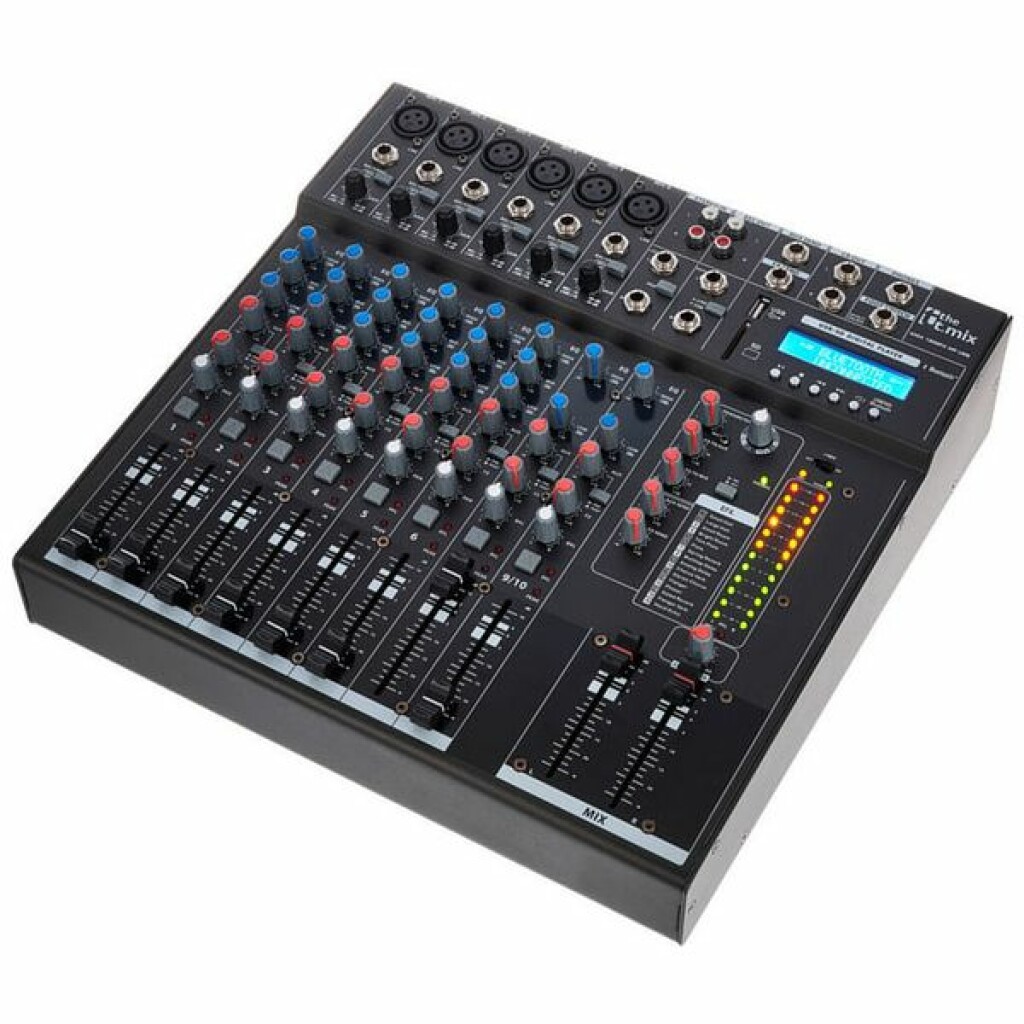 mixer audio cu bluetooth the t.mix xmix 1202 fxmp usb