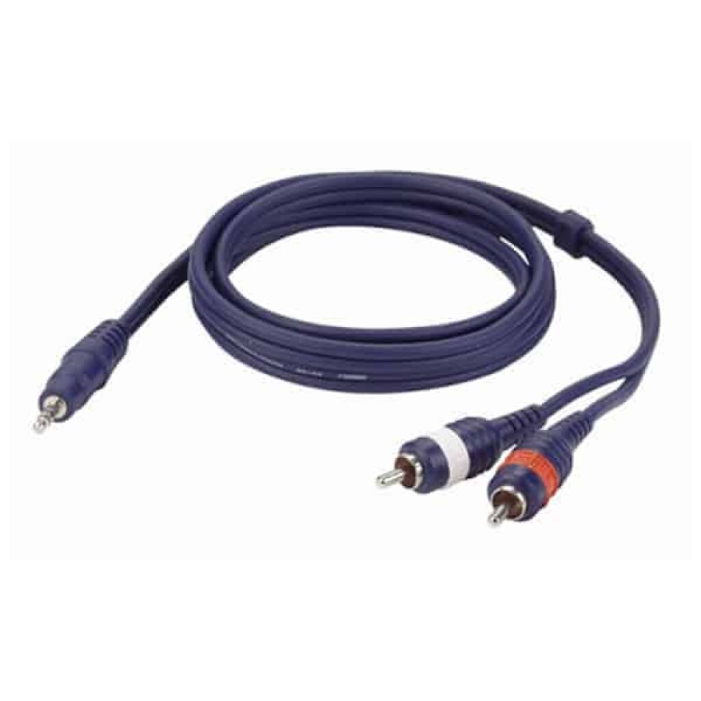 cablu jack 2 rca dap audio fl30150, 1.5m, stereo, 3.5 mm
