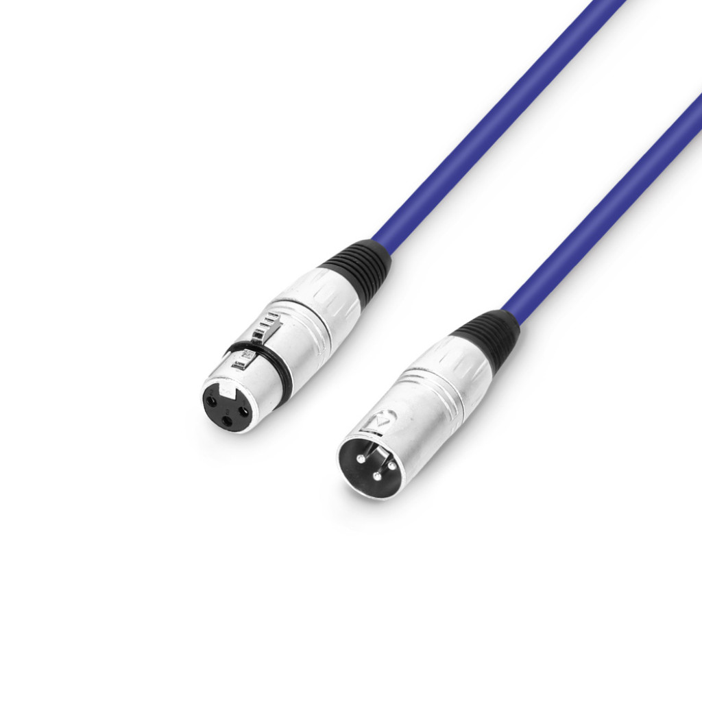 Cablu XLR 0.5m Adam Hall Cables 3 STAR MMF 0050 BL