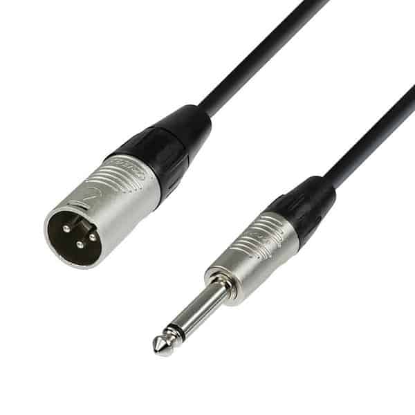 adam hall cables 4 star mmp 0150, cablu xlr tata jack 6.3 mm, 1.5m