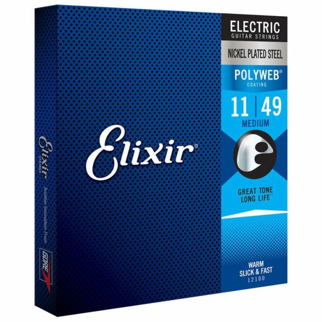 corzi chitara electrica elixir polyweb 12100 medium 011 049