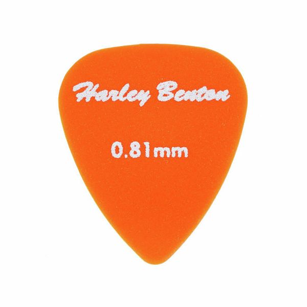 penele chitara 0.81 mm harley benton nylon player pick set