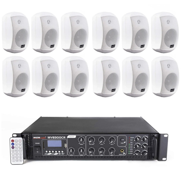 sistem sonorizare exterior master audio 12 boxe xb530w, bluetooth, usb