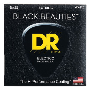 corzi chitara bas electric dr strings black beauties bkb5 45