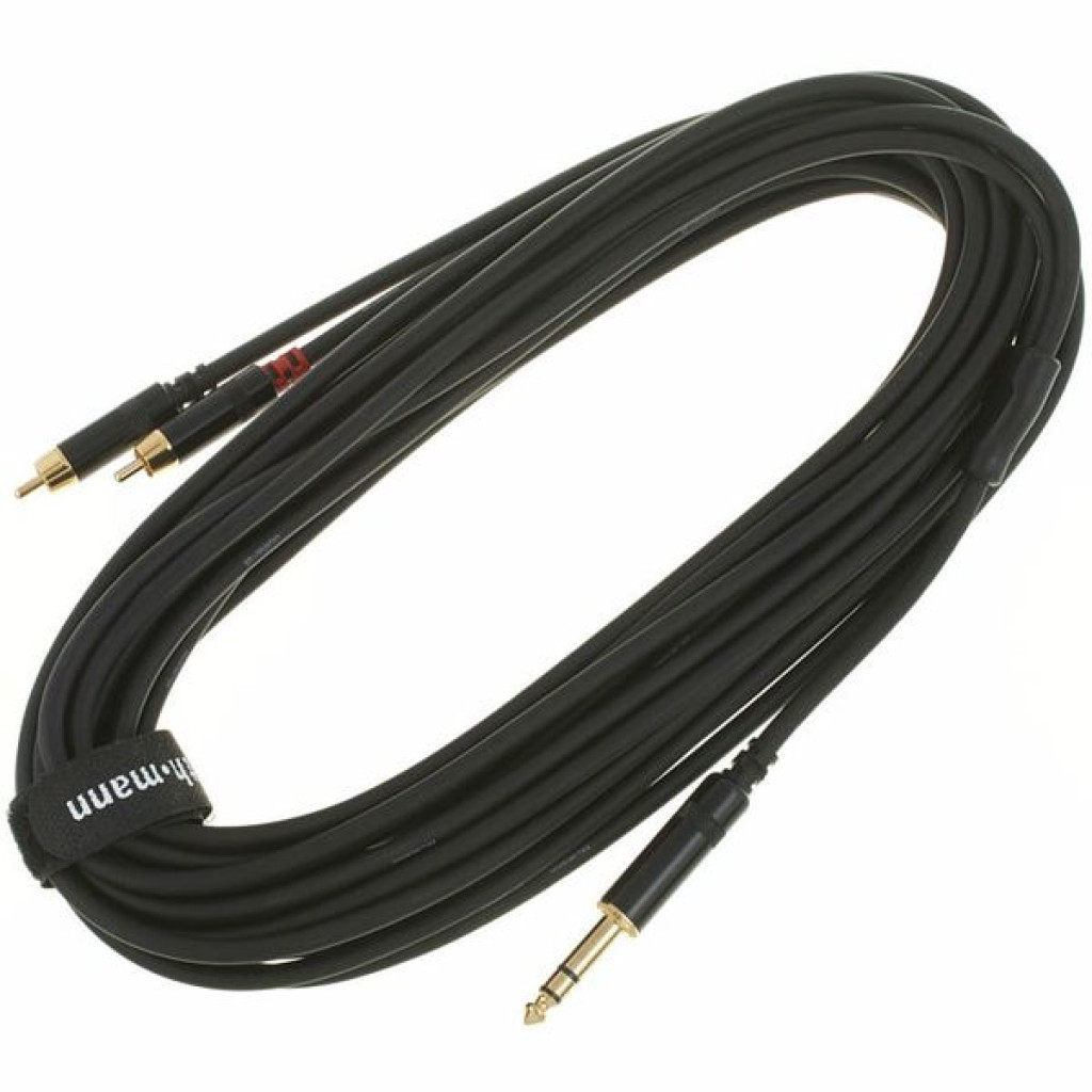 cablu rca jack 6.3mm stereo pro snake tpy 2060 jrr