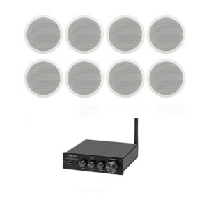 Sistem sonorizare 8 boxe tavan cu bluetooth