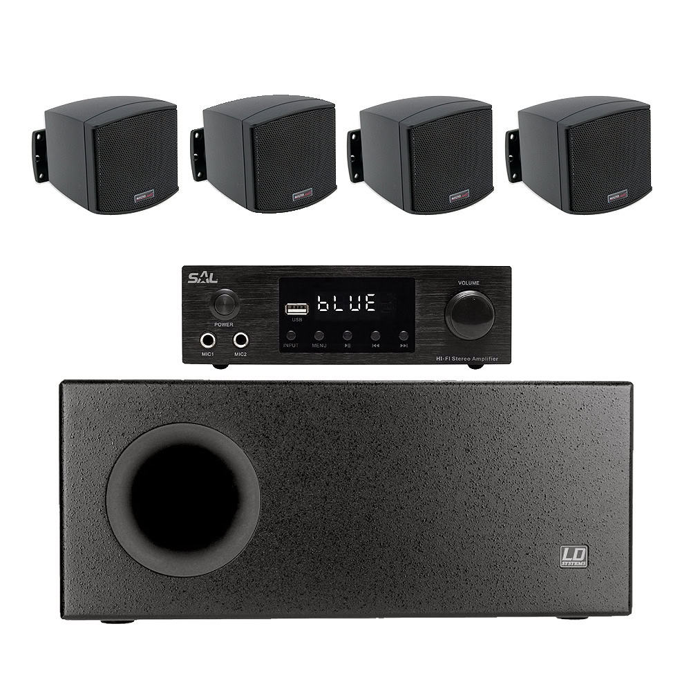 Sistem sonorizare cafenea 4.1-NS15G Bluetooth, 2x100W