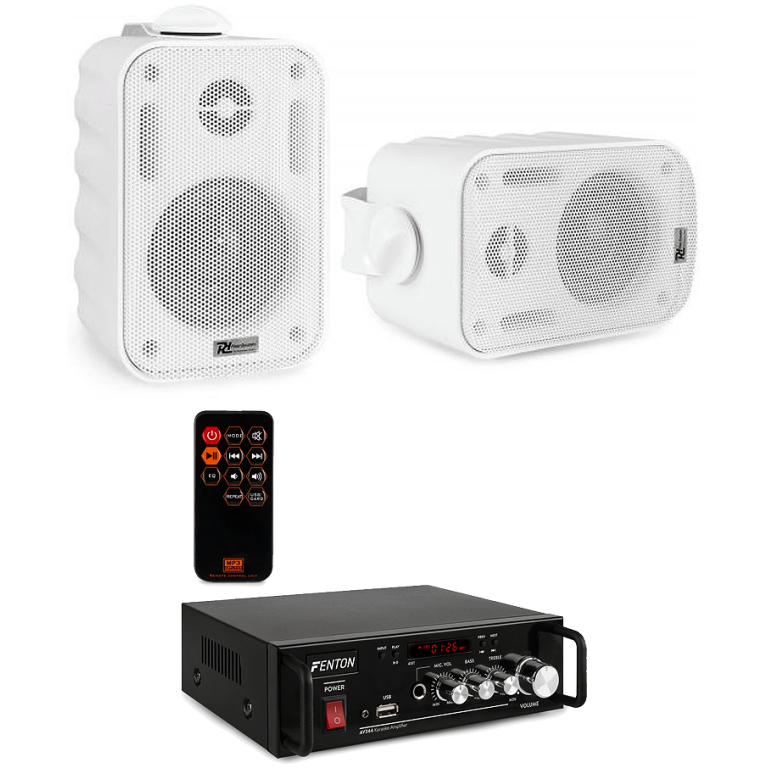 Sistem sonorizare 2 boxe exterior cu bluetooth