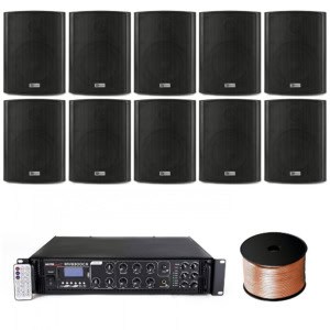 Sistem boxe terasa BC50V Black, Bluetooth, USB