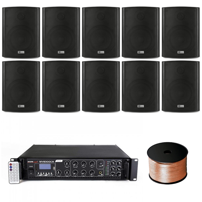 Sistem boxe terasa BC50V Black, Bluetooth, USB