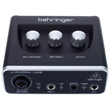 interfata audio behringer um2 u phoria