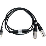 Cablu Jack 3.5mm 2 XLR tata pro snake BXJ 102-1
