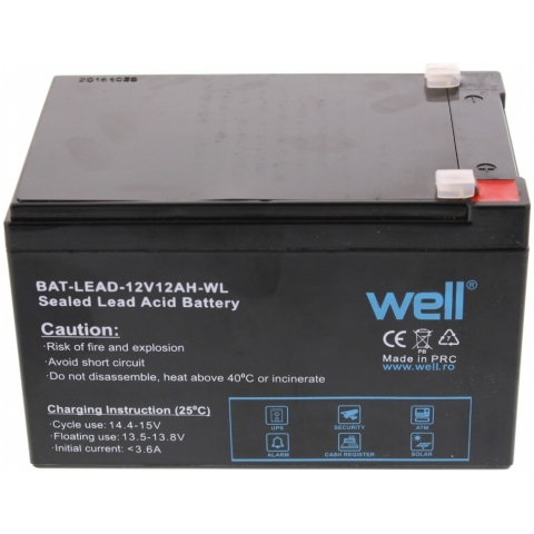 Acumulator 12V 12AH plumb acid Well