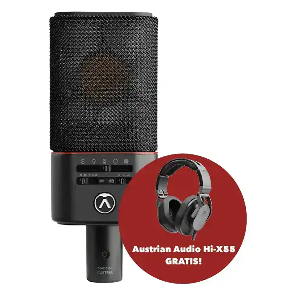Microfon Studio Austrian Audio OC818 + Hi-X55 Casti -GRATIS !!!