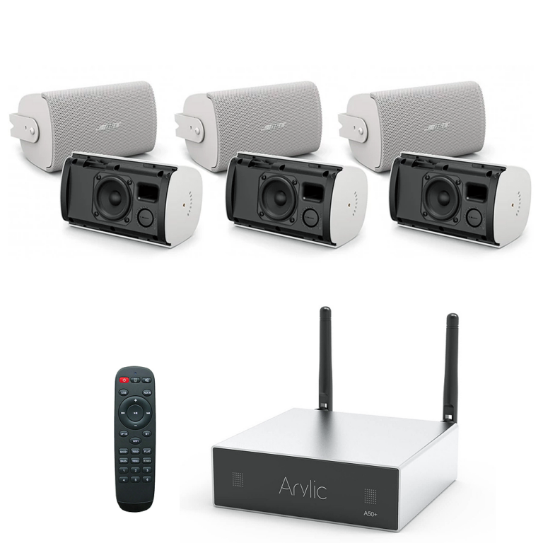 Sistem audio terasa Bose FS2SE alb, internet radio, wi-fi, bluetooth