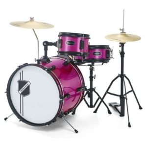 Set Tobe Copii Millenium Youngster Drum Set Pink Sparkle - Millenium