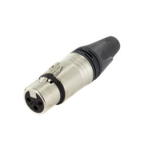 Conector XLR mama 3 pini Neutrik NC3FXX - manson cauciuc