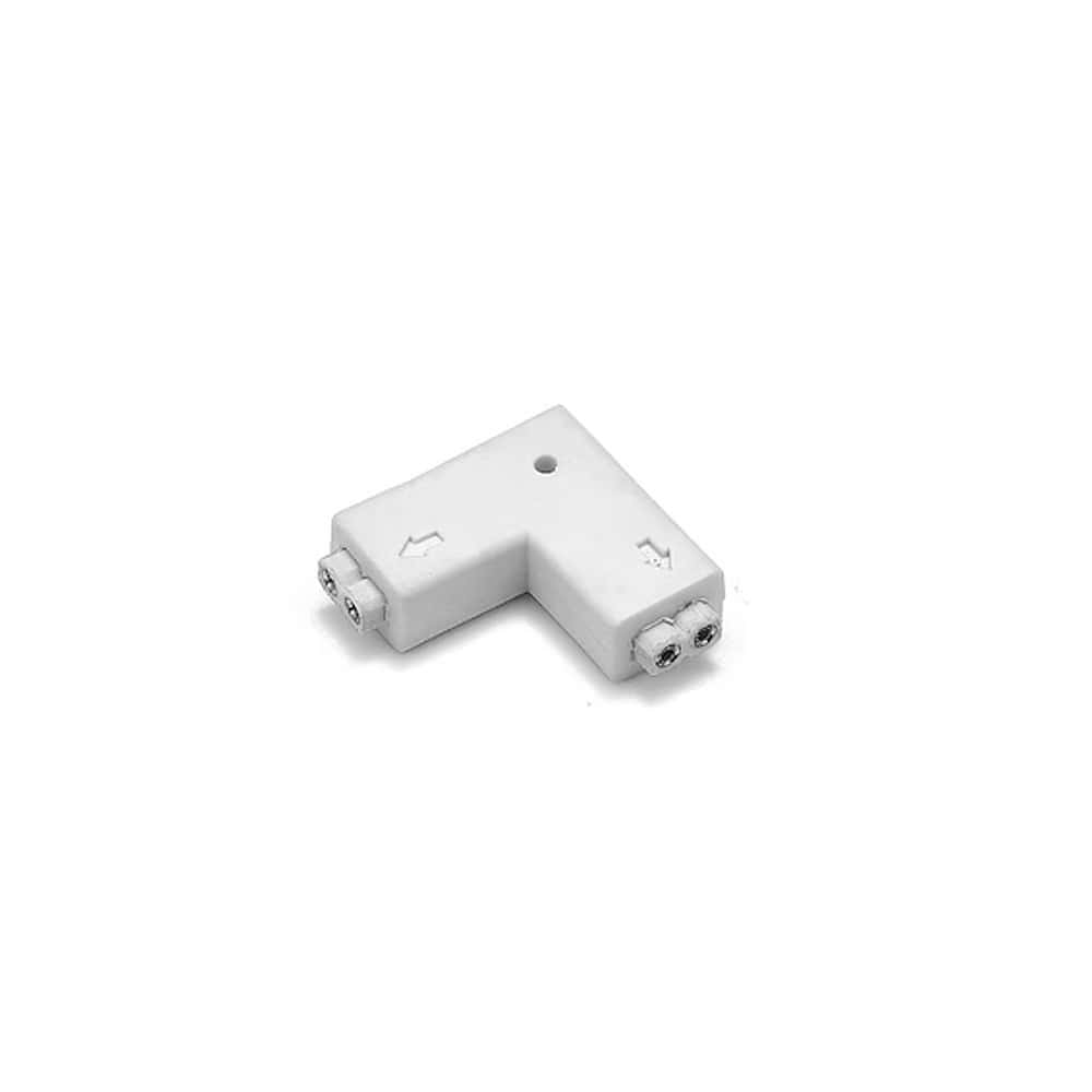Conector LED 2 pini cotit 90 grade pentru banda LED