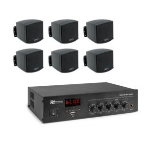 Mini sistem audio ambiental, bluetooth, USB, FM