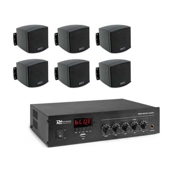 Mini sistem audio ambiental, bluetooth, USB, FM