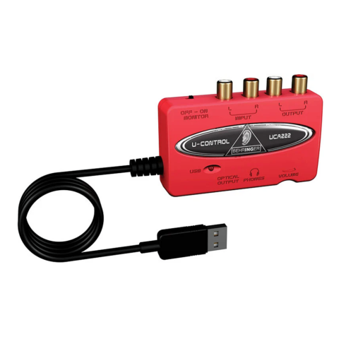 Placa audio Behringer UCA222 U-Control